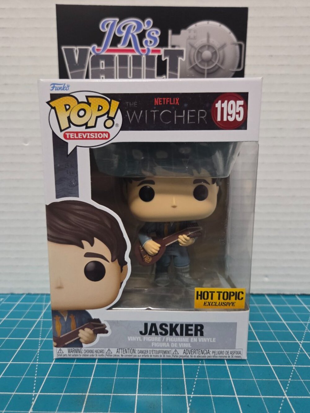 Funko POP Television Witcher Jaskier Hot Topic 1195 Vinyl Figure